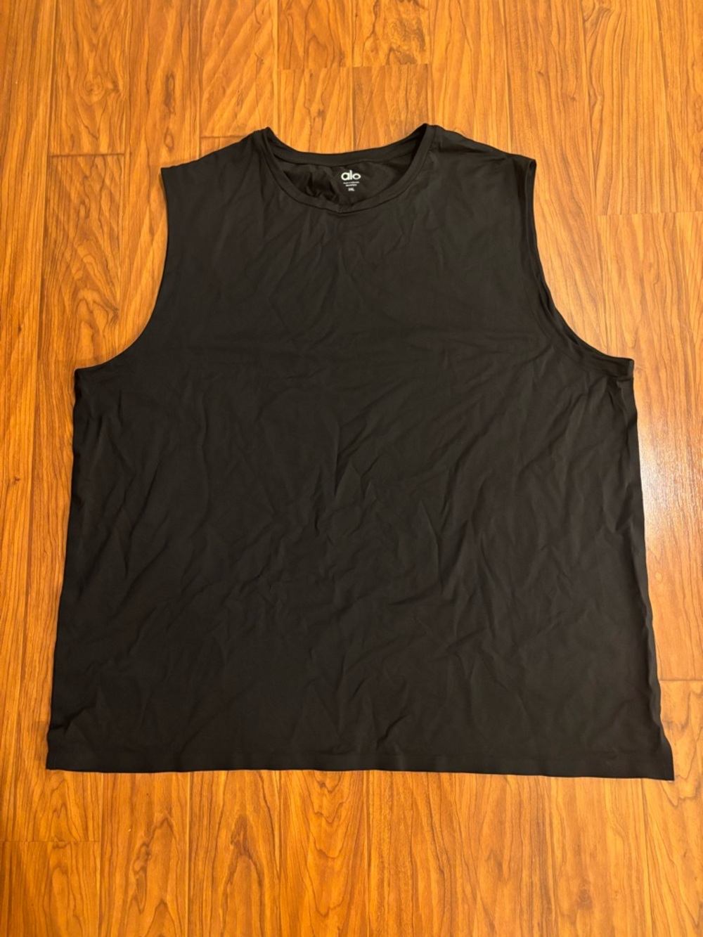 ALO Yoga Black Muscle Tank Top Mens XXL